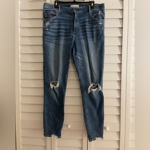 Abercrombie and Fitch Super skinny ankle high rise jean